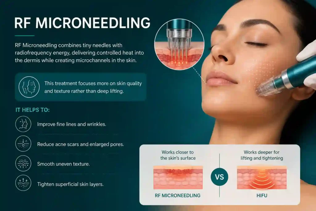 What Does RF Microneedling Do That HIFU Alone Cannot Lyndhurst